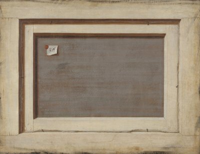 だまし絵額装絵画の逆 作： Cornelis Norbertus Gijsbrechts
